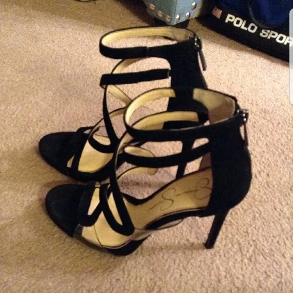 New Jessica Simpson Black Heels Sz 6.5